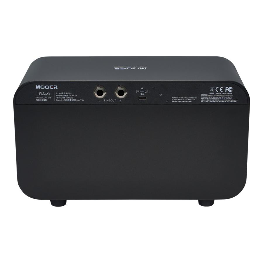 Mooer ムーアー F15i Li Phantom Black 小型ギターアンプ コンボアンプ タッチスクリーン搭載 デスクトップアンプ スピーカー_2