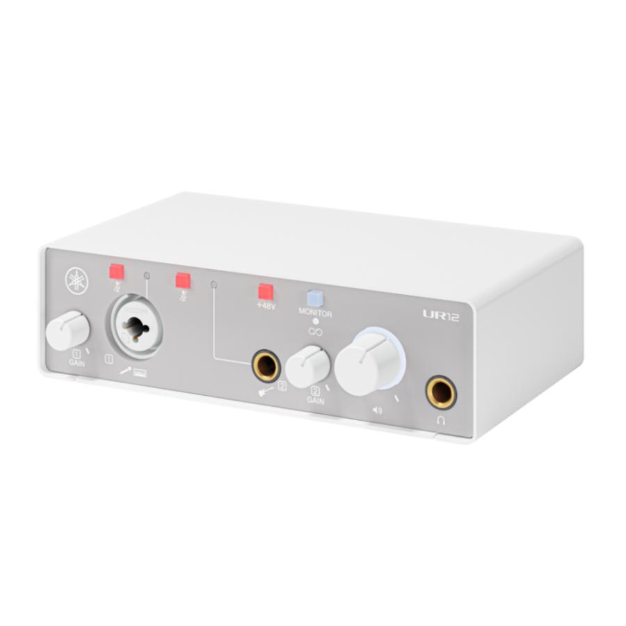 YAMAHA ヤマハ UR12MK3 W USBオーディオインターフェース ホワイトの画像