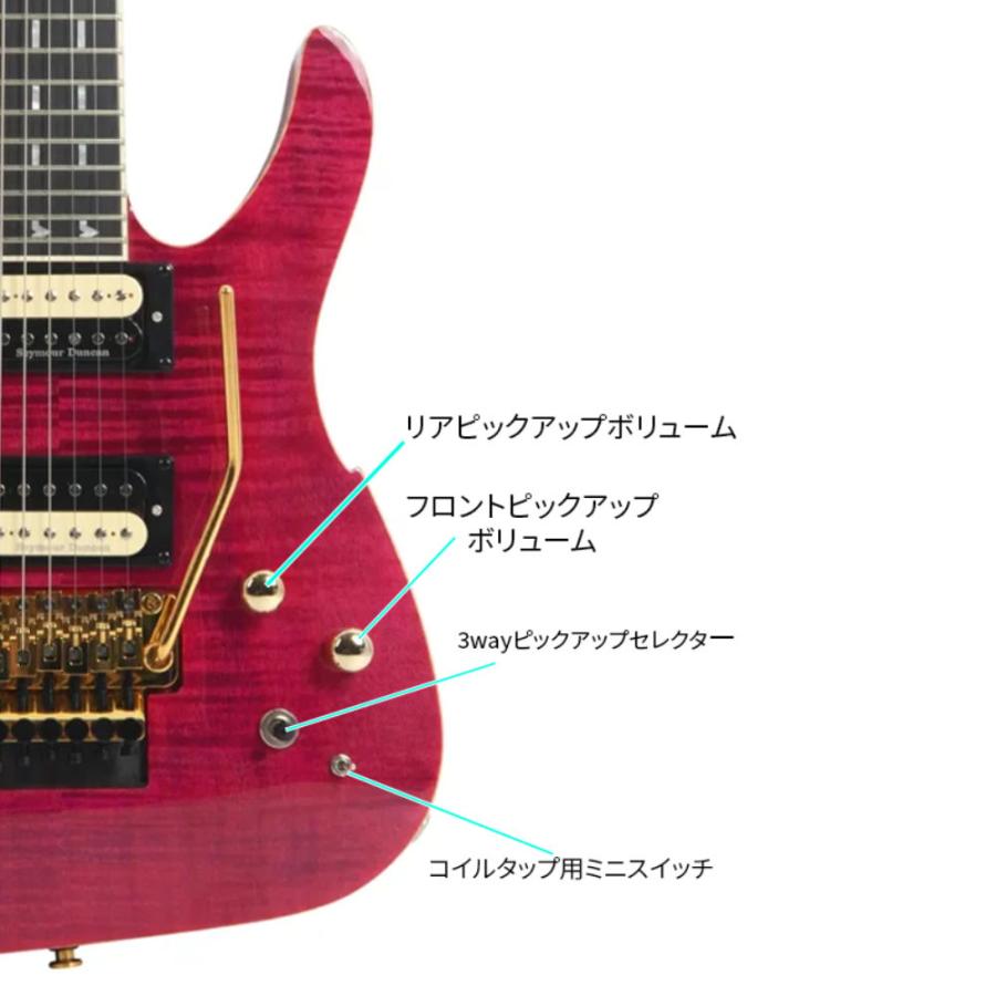 PEAVEY ピーヴィー Adrian Vandenberg Signature Guitar Purple Flame