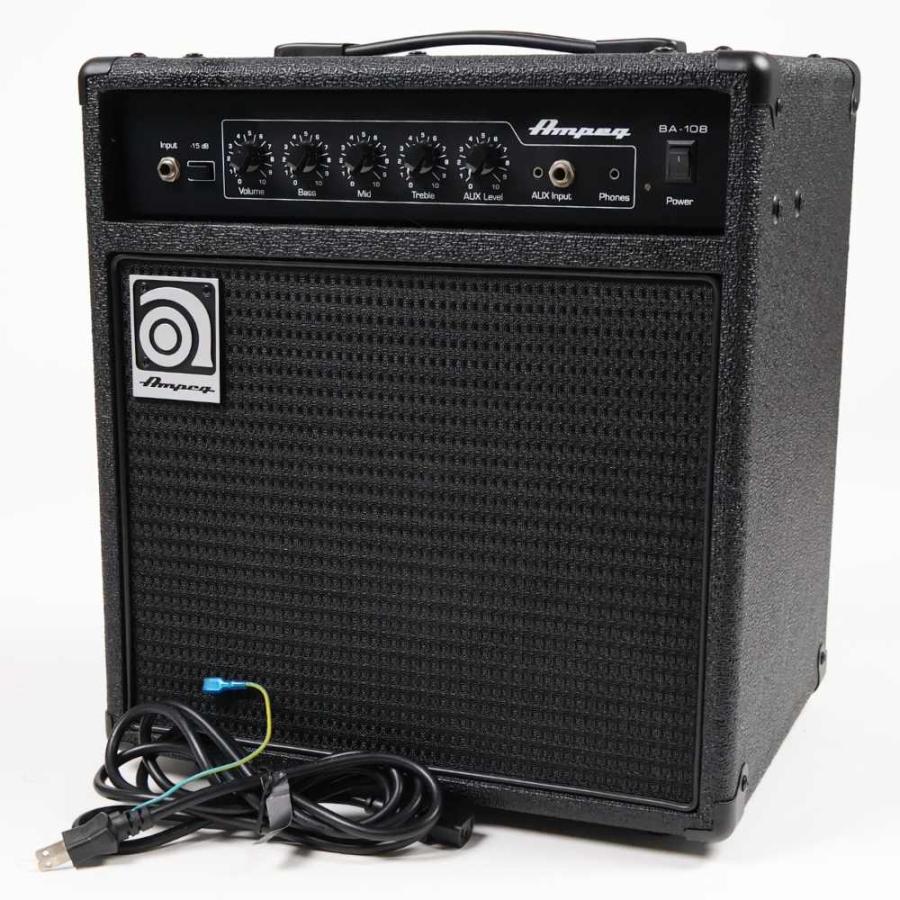 ampeg ba-108v2 ベースアンプ　美品　中古品 中古 ベースコンボアンプ アンペグ Ampeg BA-108 v2 20W出力