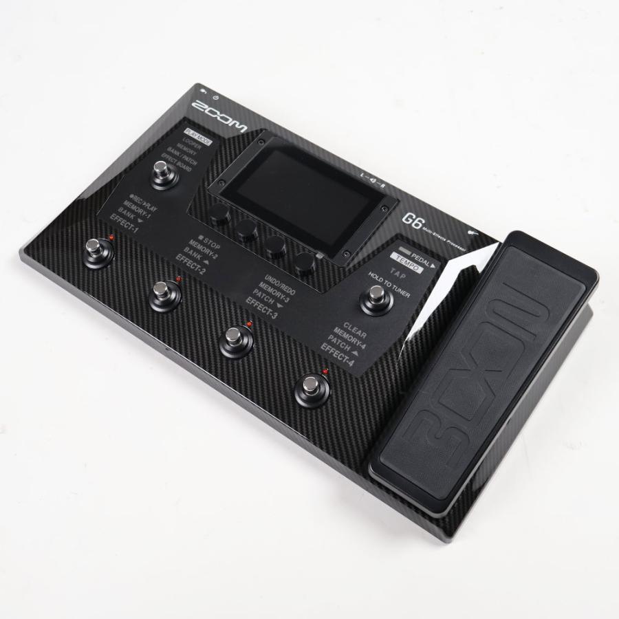 G6 ZOOM 中古完動美品 ズーム マルチエフェクター ズーム(楽器) 中古 エフェクター ZOOM G6 ギターマルチ