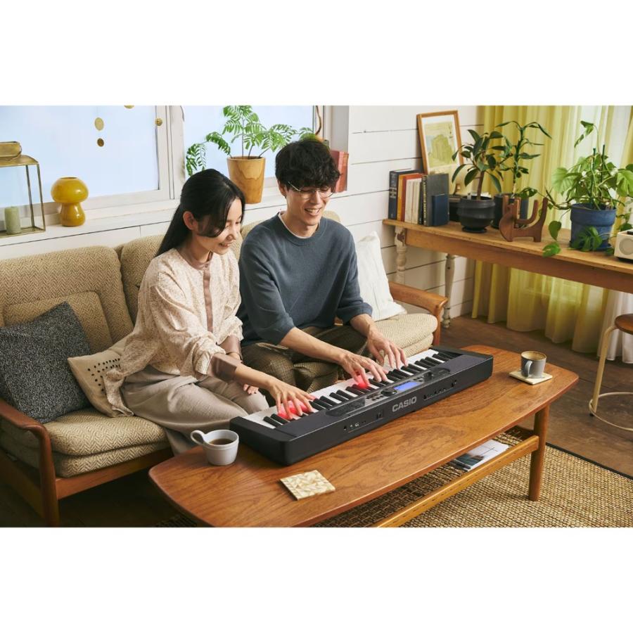 CASIO（カシオ） Casiotone LK-540BK 61鍵盤 光ナビゲーション カシオ