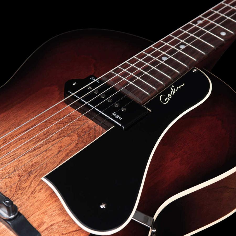 Godin ゴダン 5th Avenue Kingpin P90 Vintage Burst エレキギター