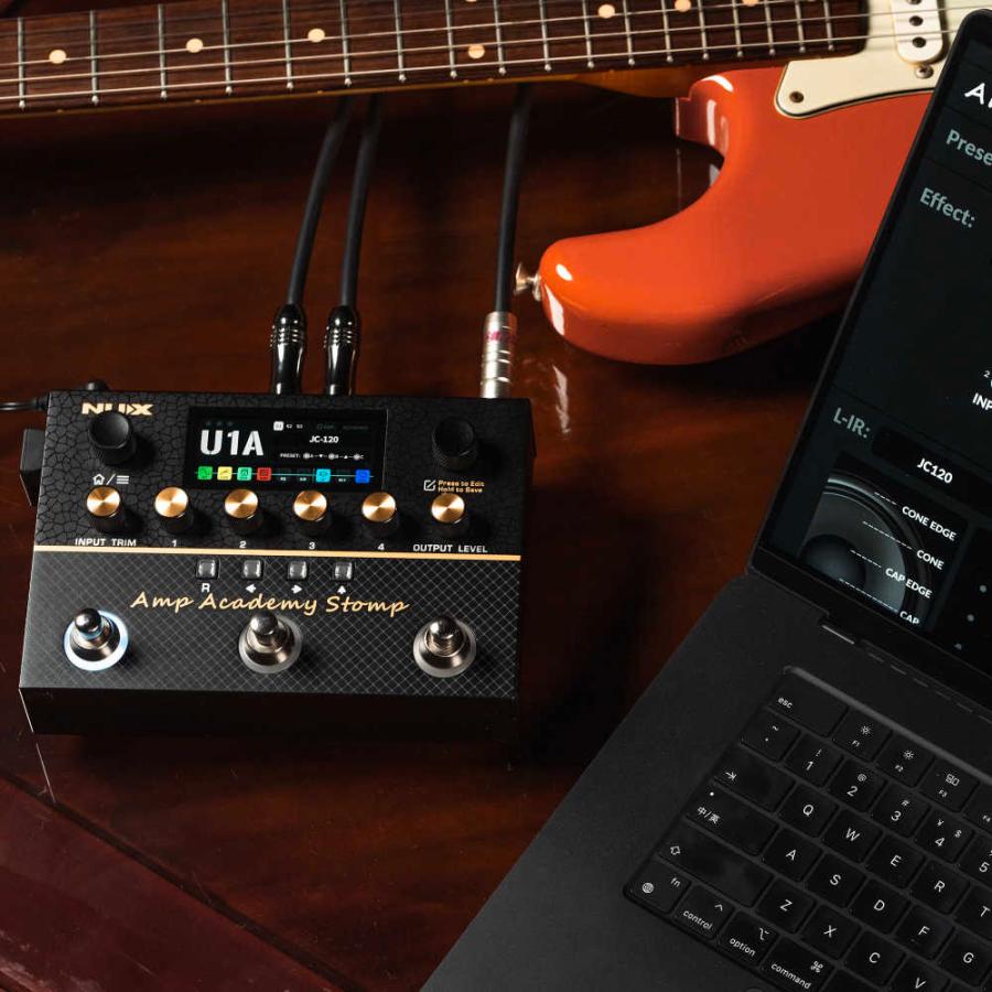 NUX ニューエックス Amp Academy Stomp アンプモデラー マルチ