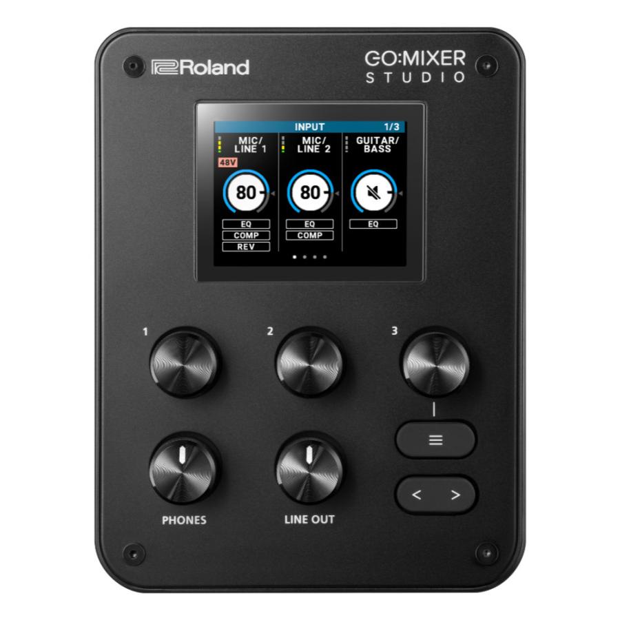 Roland GO:MIXER オーディオミキサー ローランド（Roland） ROLAND GO:MIXER STUDIO 演奏動画の作成に最適な