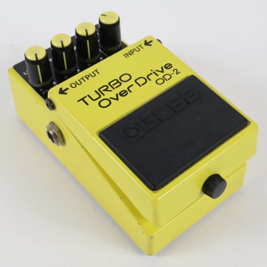 ①BOSSTURBOOverDriveターボオーバードライブOD-2日本製中古品 BOSS（ボス） 中古 ターボオーバードライブ エフェクター BOSS OD-2