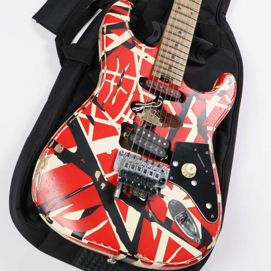 中古 エレキギター EVH Striped Series Frankenstein Frankie Red with