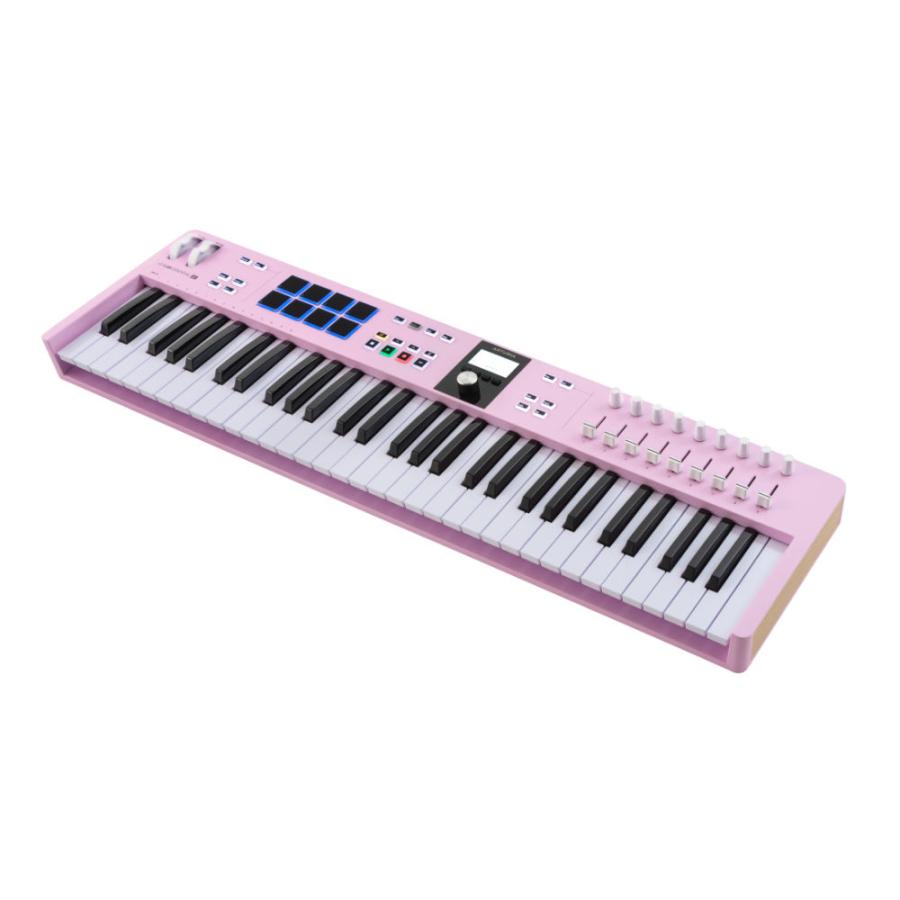 ARTURIA アートリア KeyLab Essential 61 mk3 Rose Quartz 61鍵 MIDIキーボード Analog Lab など豊富なバンドルソフトつき_2