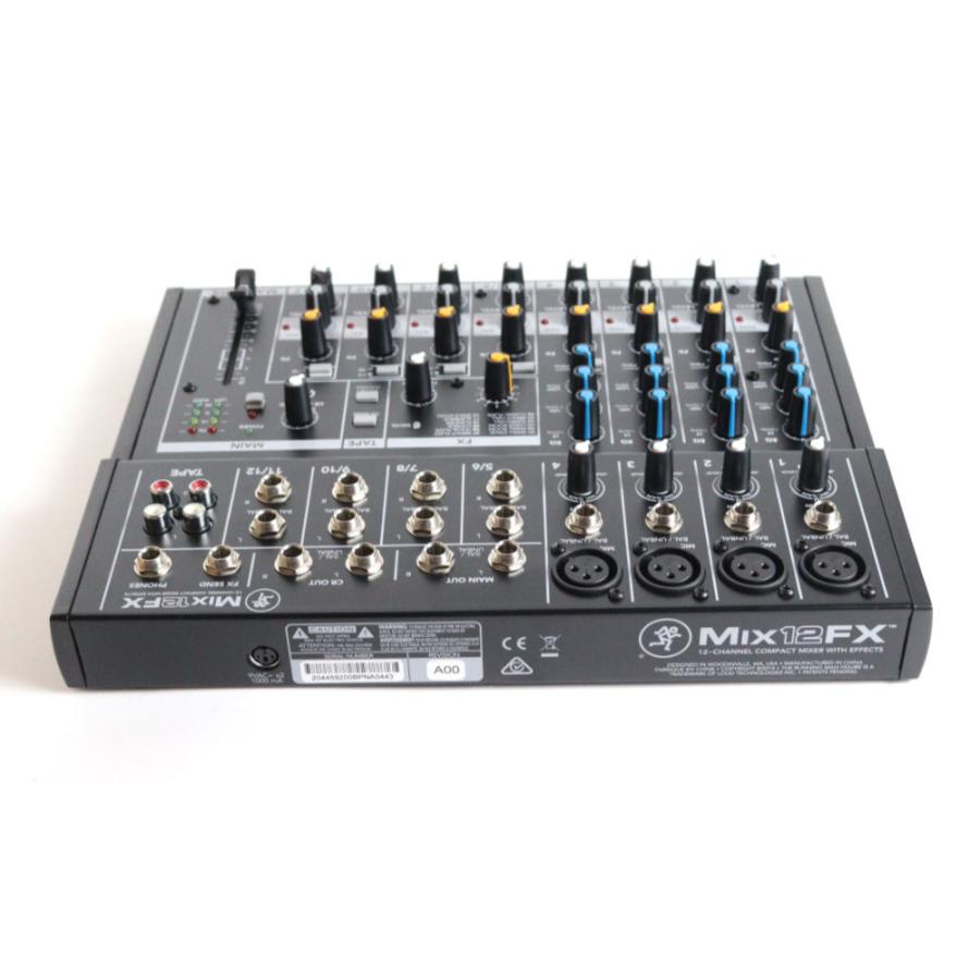 中古 MACKIE MIX12FX 12チャンネル エフェクト内蔵 コンパクト 