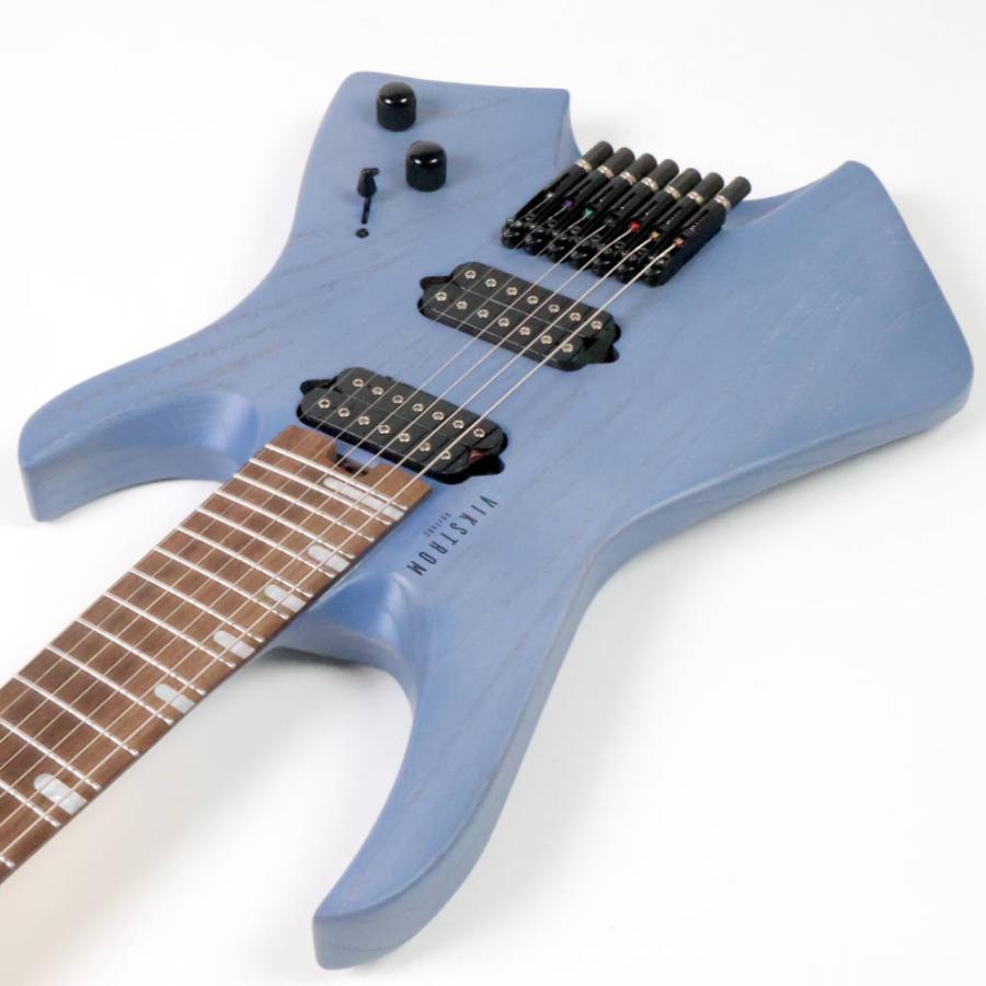 訳あり VIKSTROM GUITARS VSMH-270 PBL アウトレット ヘッドレス ファンフレット 7弦ギターの画像