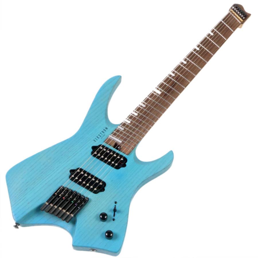 訳あり VIKSTROM GUITARS VSMH-270 SBL アウトレット ヘッドレス