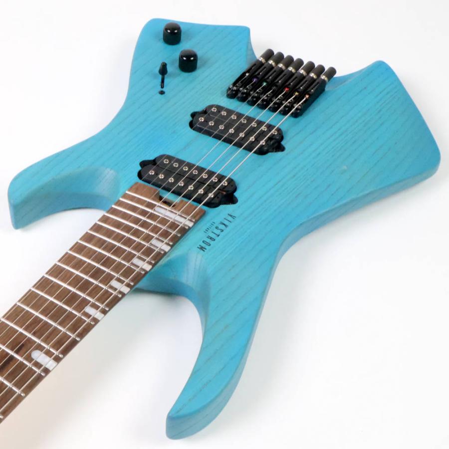 訳あり VIKSTROM GUITARS VSMH-270 SBL アウトレット ヘッドレス ファンフレット 7弦ギターの画像