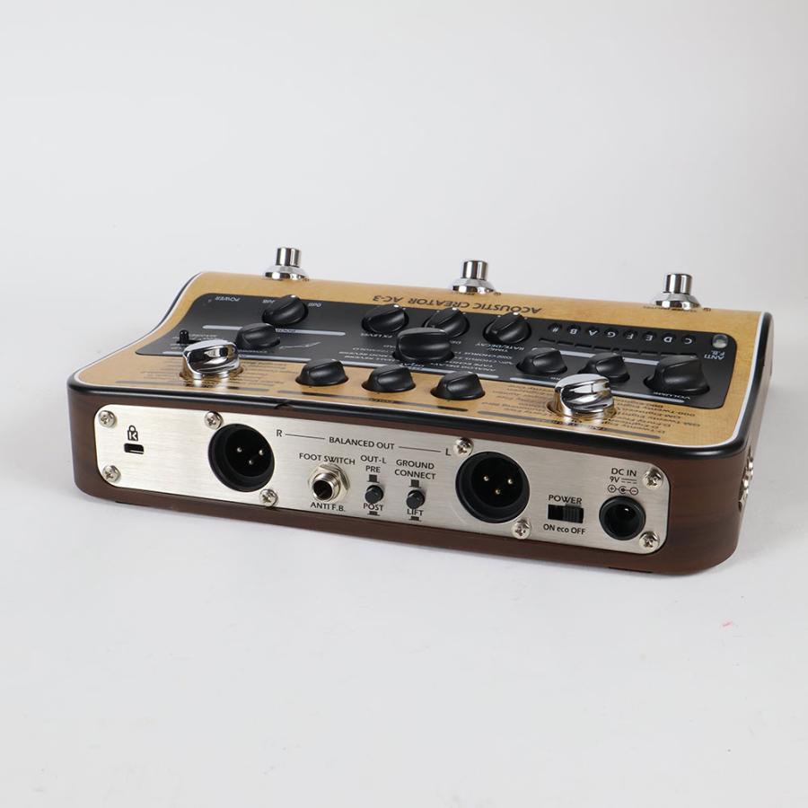 ズーム（zoom） 中古 アコースティックギター用プリアンプ ZOOM AC-3