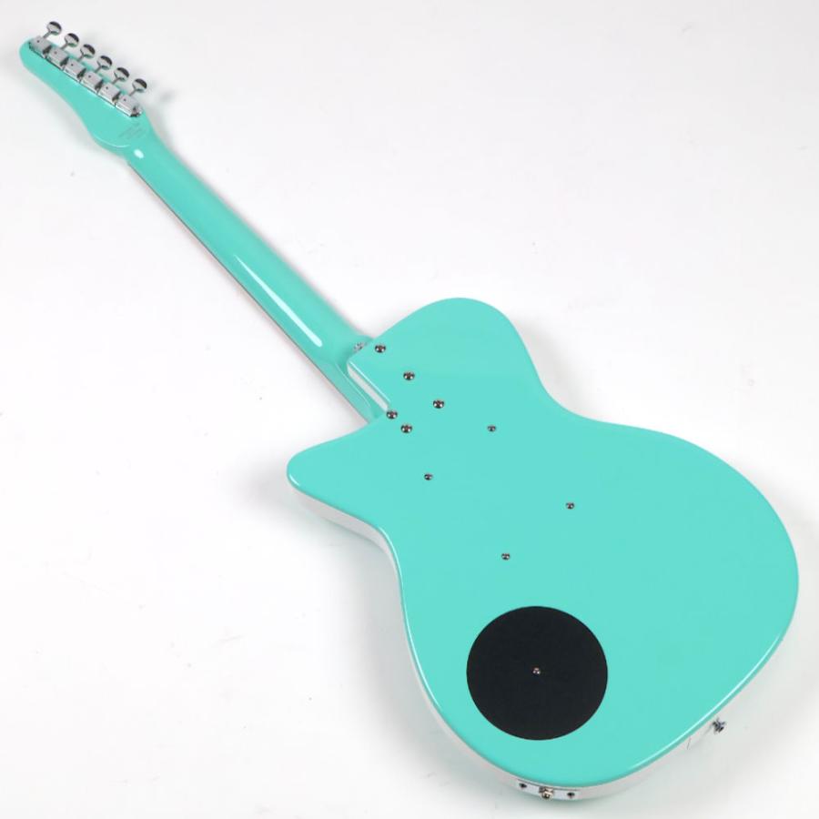 訳ありアウトレット 旧仕様ヘッド Danelectro ダンエレクトロ 56 SINGLE CUTAWAY AQUA エレキギターの画像