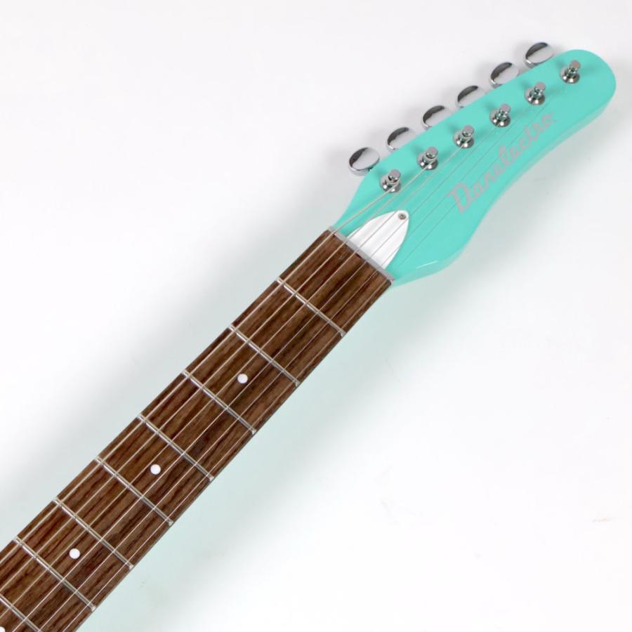訳ありアウトレット 旧仕様ヘッド Danelectro ダンエレクトロ 56 SINGLE CUTAWAY AQUA エレキギターの画像
