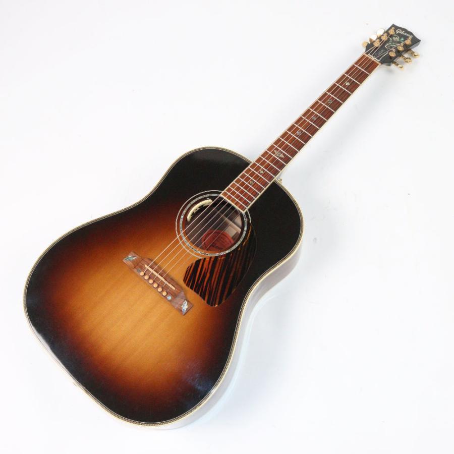 中古 アコースティックギター Gibson Custom Shop J-45 Custom Limited Edition Flower Inlay Vintage Sunburst 2019年製の画像