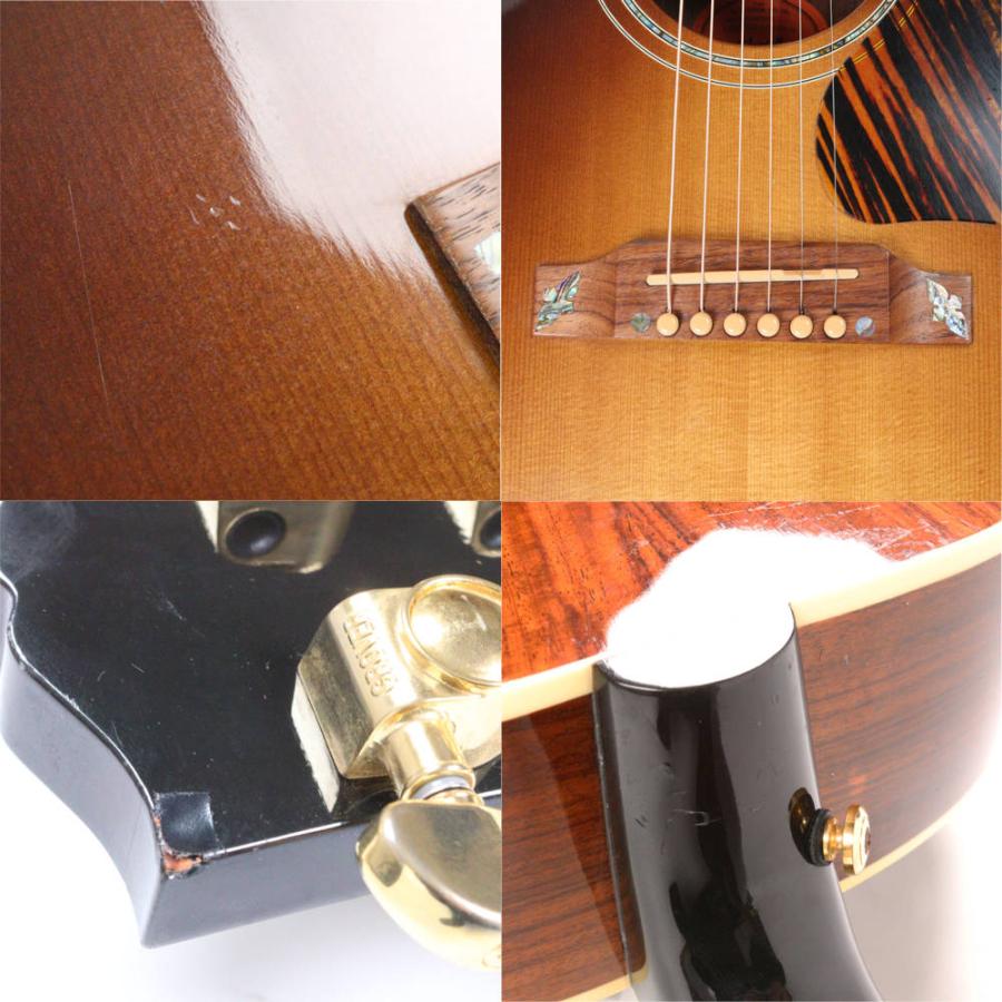 中古 アコースティックギター Gibson Custom Shop J-45 Custom Limited Edition Flower Inlay Vintage Sunburst 2019年製の画像