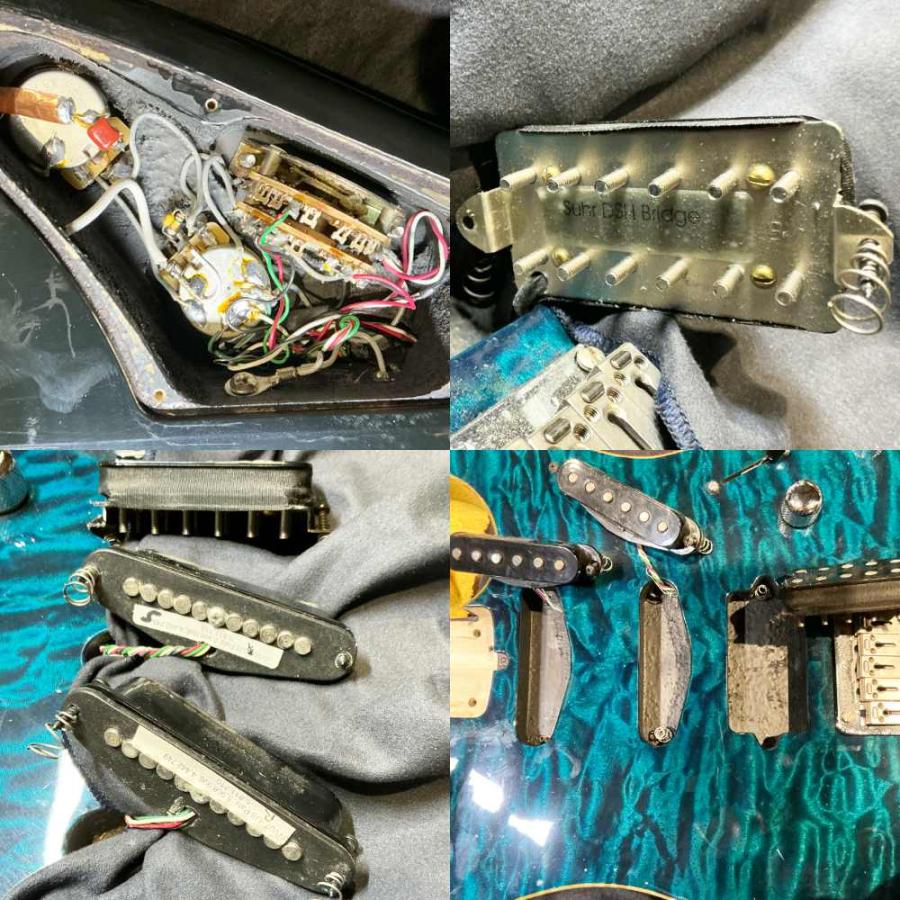 中古 エレキギター Suhr Standard Trem Top Trans Blue 2005年製 3.42kg サー スタンダード トレモロ トランスブルー Standard-T_1
