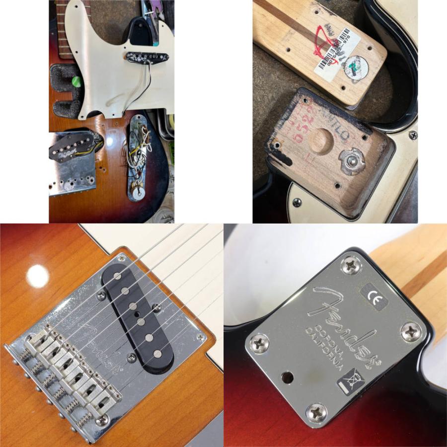 中古 エレキギター Fender American Standard Telecaster Rosewood Fingerboard 3-Color Sunburst 2009年製 フェンダーの画像