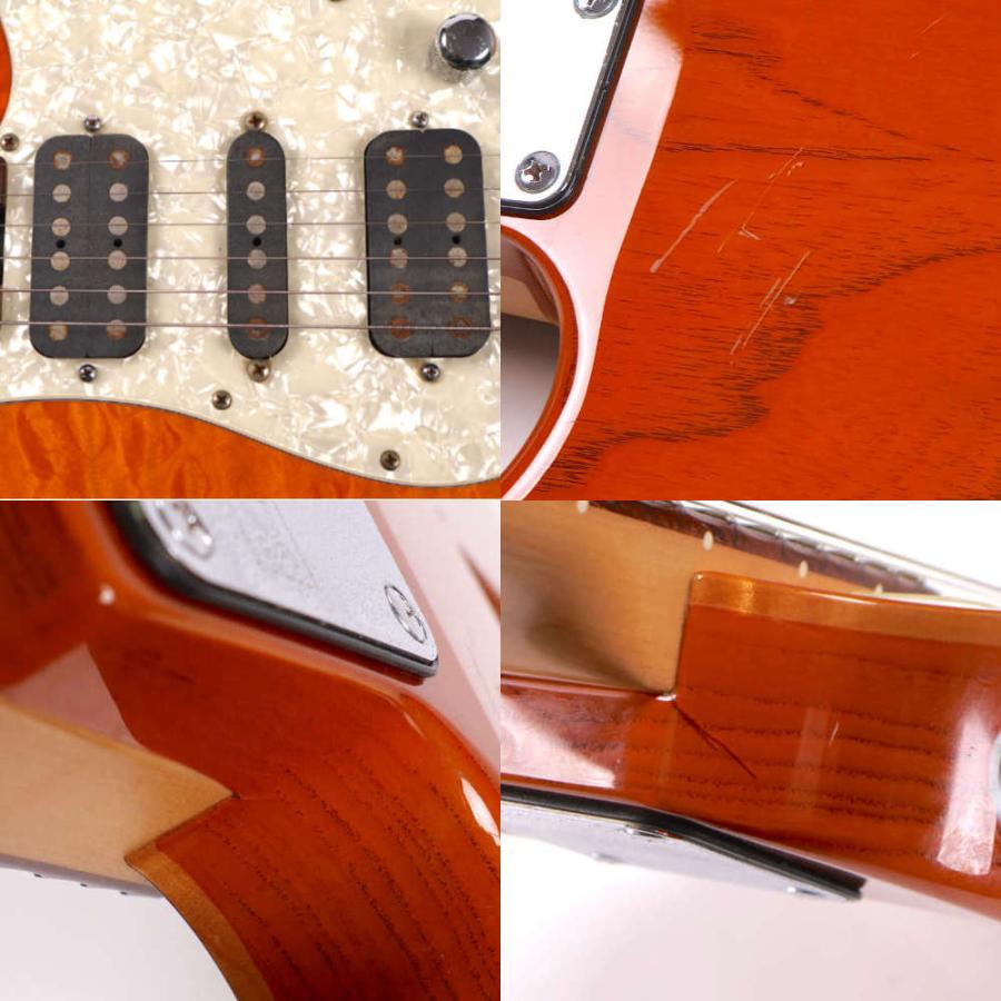 中古 エレキギター SCHECTER EX-24-CUSTOM AMBER Quilted Maple Top EX-V シェクター EXCEED エクシードの画像