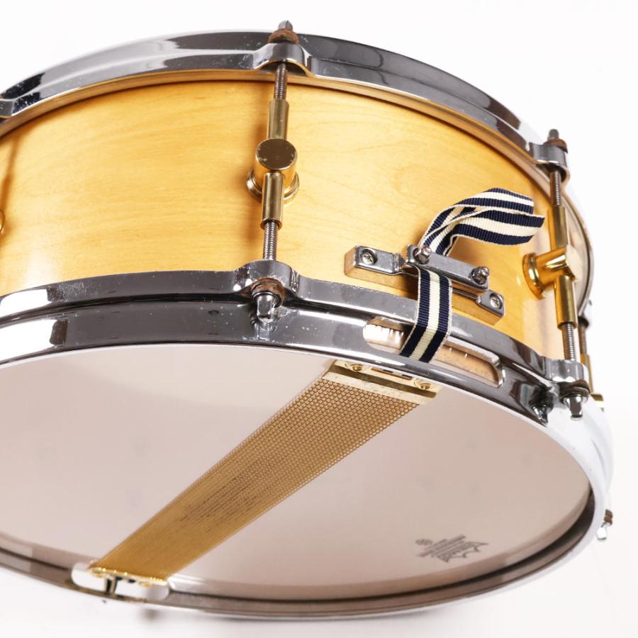 中古 スネアドラム カノウプス CANOPUS M-1455 The Maple Snare Drum 14x5.5 メイプルシェル_3