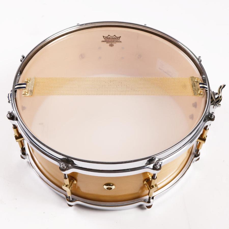 中古 スネアドラム カノウプス CANOPUS M-1455 The Maple Snare Drum 14x5.5 メイプルシェル_4