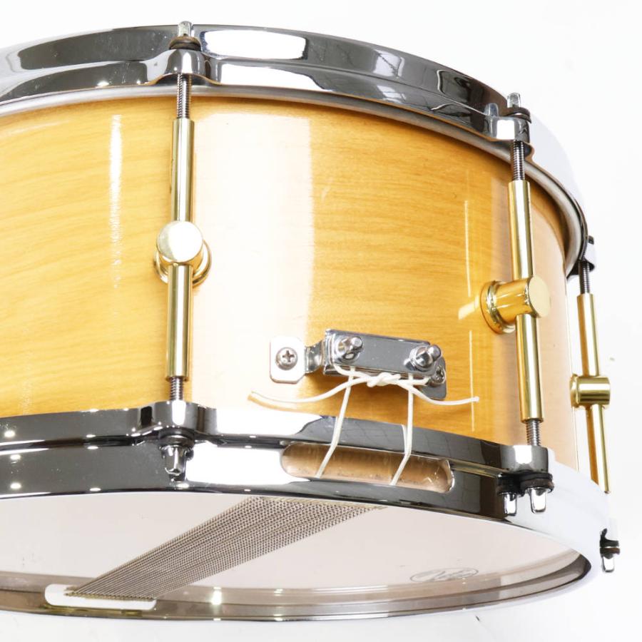中古 スネアドラム カノウプス CANOPUS M-1455 The Maple Snare Drum 14x5.5 メイプルシェル_3