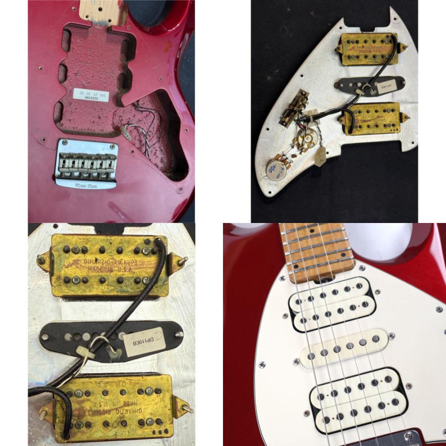 Music Man 中古 ミュージックマン Silhouette HSH Candy Red Maple
