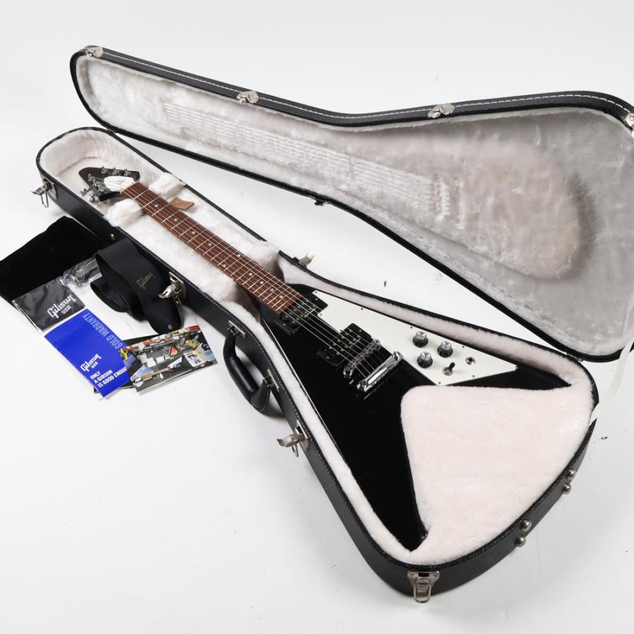 Flying V 中古 Gibson 2017 T with Dirty Fingers Ebony 2016年製