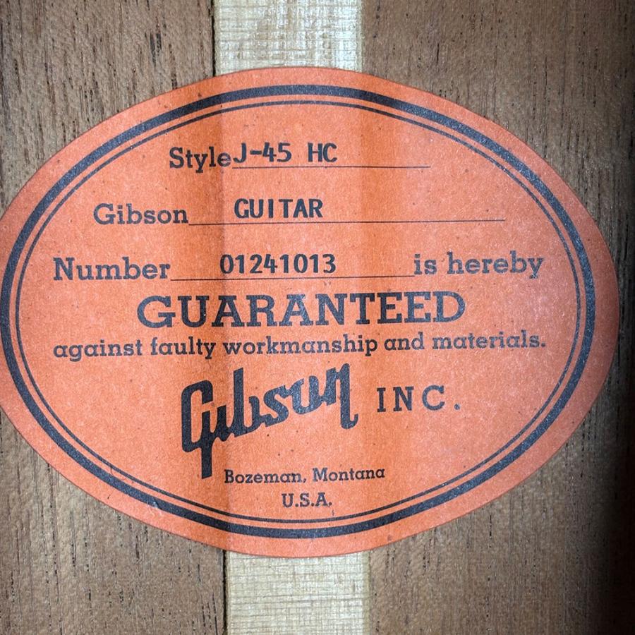 Gibson（ギブソン） 中古 アコースティックギター J-45 HC 2001年製
