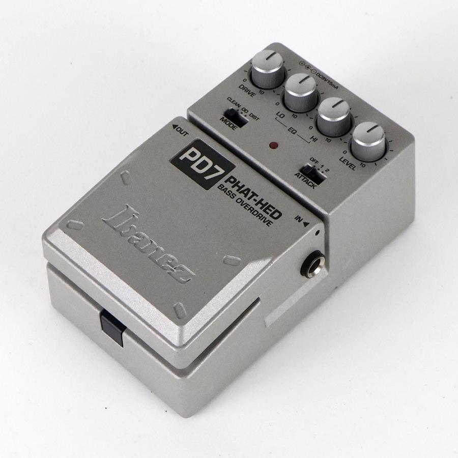 中古 ベースオーバードライブ Ibanez PD7 PHAT-HED BASS OVERDRIVE ベースエフェクター_2