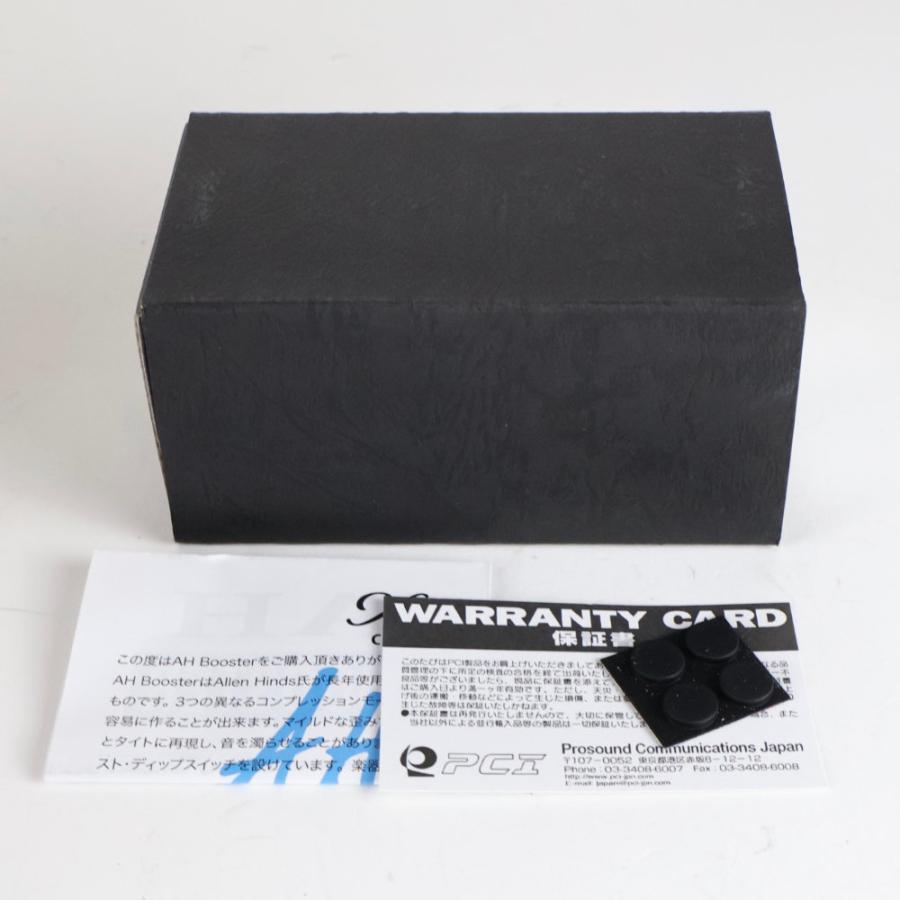 中古 オーバードライブ XOTIC AH BOOSTER アレンハインズ シグネチャー