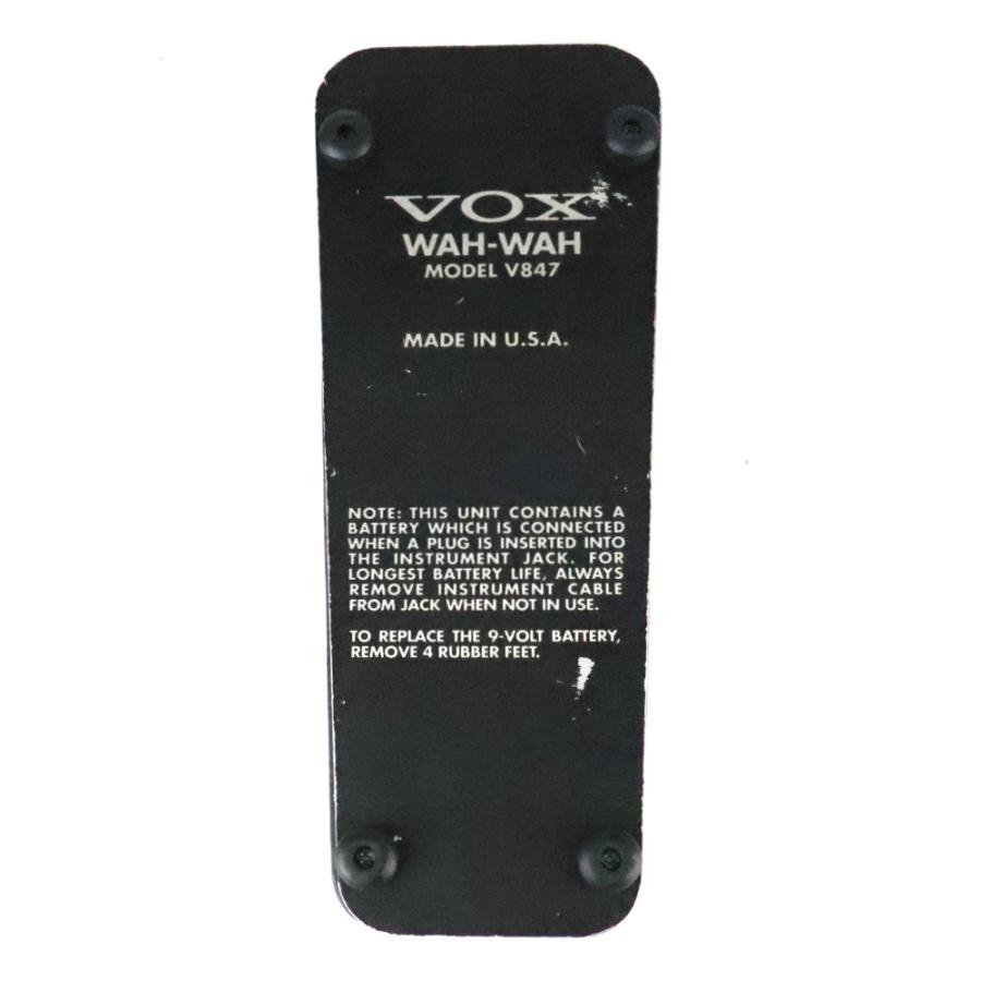 VOX 中古 ワウペダル VOX V847 Made in USA ギターエフェクター
