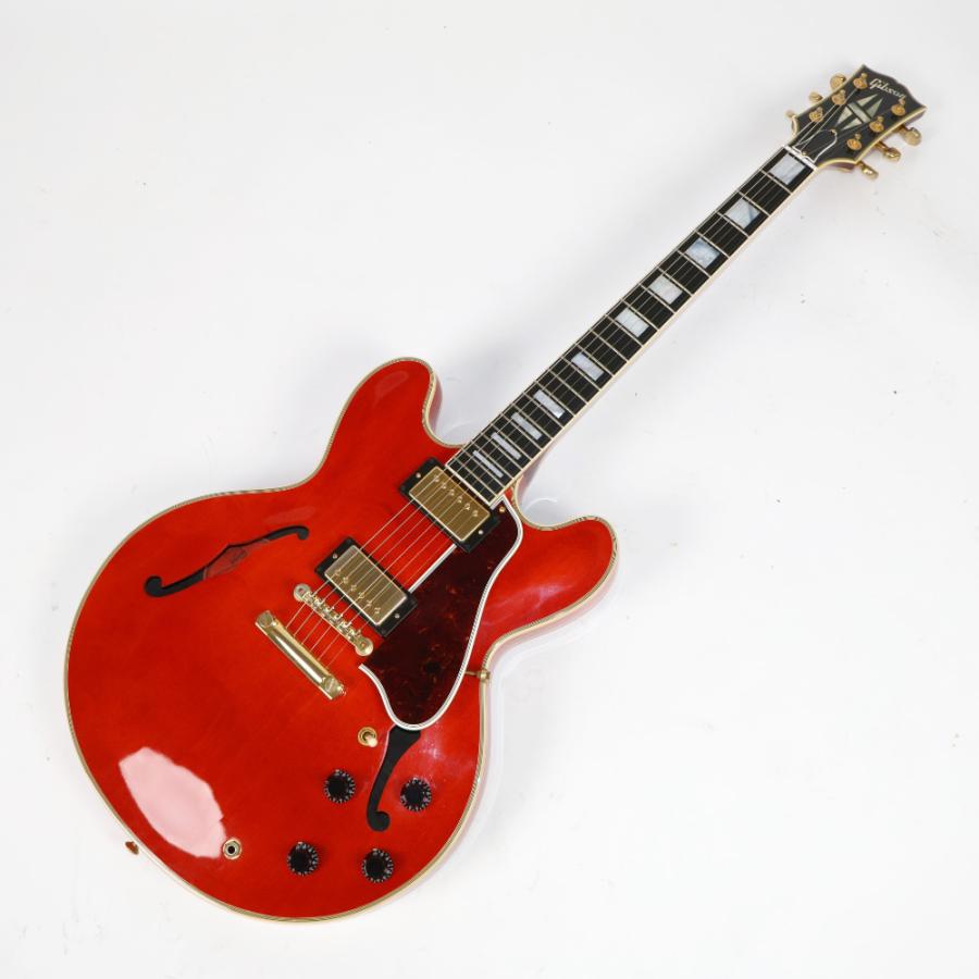 中古 エレキギター Gibson Memphis ES-355 Stopbar Antique Cherry 2014年製 ギブソン セミアコースティックギター_1