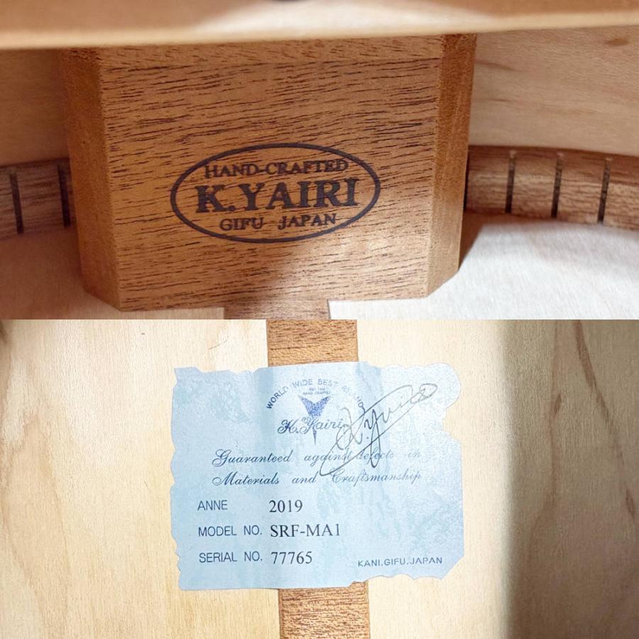 中古 アコースティックギター K.Yairi SRF-MA1 VS 2019年製 Kヤイリ ヴィンテージサンバースト アコギ 日本製_1