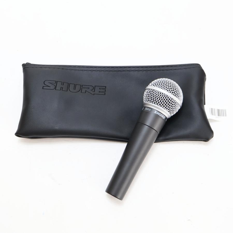 SHURE SM58 ダイナミックマイク 正規品 完品 シュア ゴッパ　極美品 SHURE（シュア） 中古 マイク ダイナミックマイク ボーカル用 SHURE