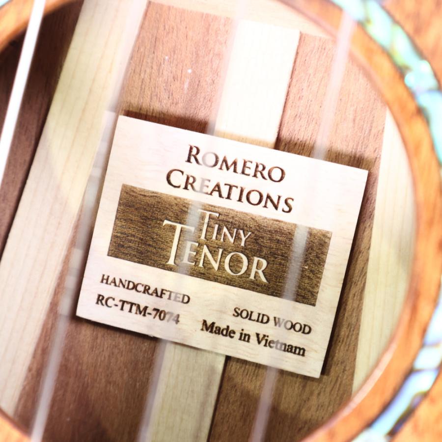 訳ありアウトレット ROMERO CREATIONS Tiny Tenor Mahogany Low-G テナーウクレレ_5