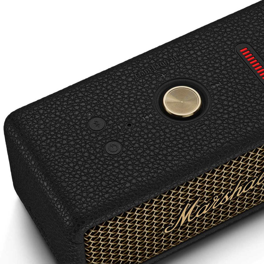 【正規品】Marshall Emberton スピーカー ブラック 美品 Marshall（マーシャル） Emberton III Vintage Black ワイヤレス