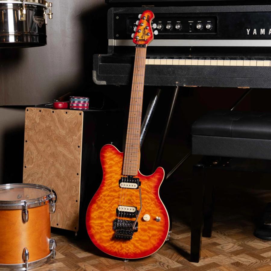 Sterling By Musicman AX50QM-LVB-M2 Lava Burst AXIS キルテッドメイプルトップ アクシス ミュージックマン_1