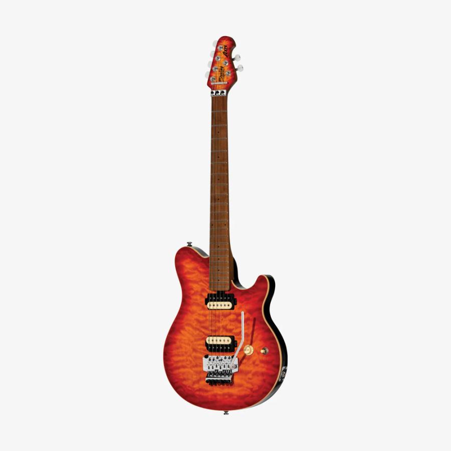 Sterling By Musicman AX50QM-LVB-M2 Lava Burst AXIS キルテッドメイプルトップ アクシス ミュージックマン_2