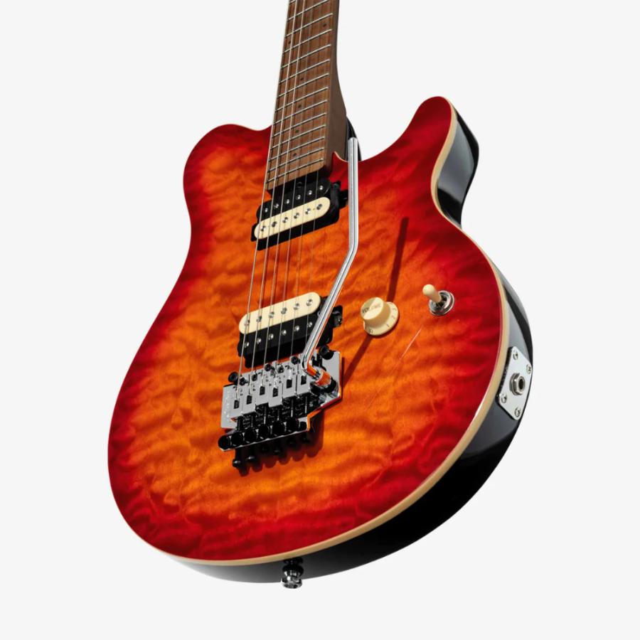 Sterling By Musicman AX50QM-LVB-M2 Lava Burst AXIS キルテッドメイプルトップ アクシス ミュージックマン_4