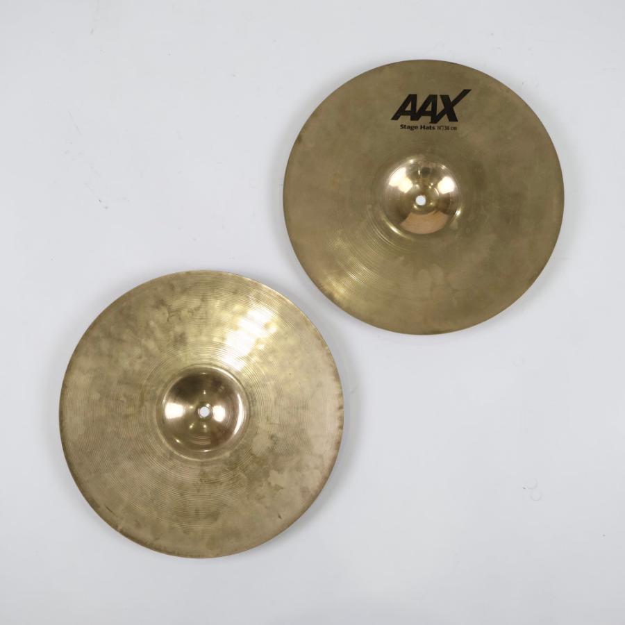 中古 ハイハットシンバル セイビアン SABIAN AAX Stage Hats 14インチ 