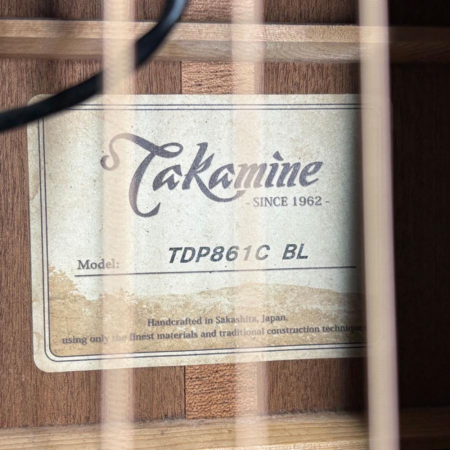Takamine 中古 アコースティックギター TAKAMINE TDP861C BL 2018年製