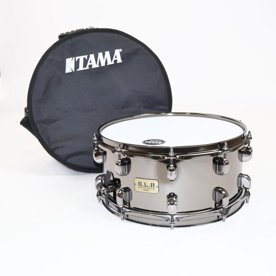 TAMA 中古 スネアドラム タマ TAMA LBR1465 S.L.P. Black Brass14x6.5