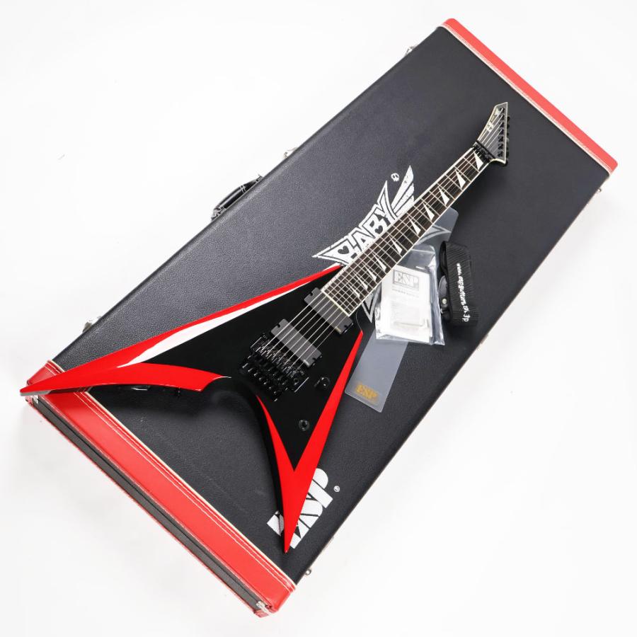 中古 ESP E-II 7弦エレキギター Arrow-7 BABYMETAL BK/RED べ