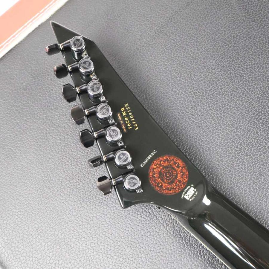 中古 ESP E-II 7弦エレキギター Arrow-7 BABYMETAL BK/RED べ