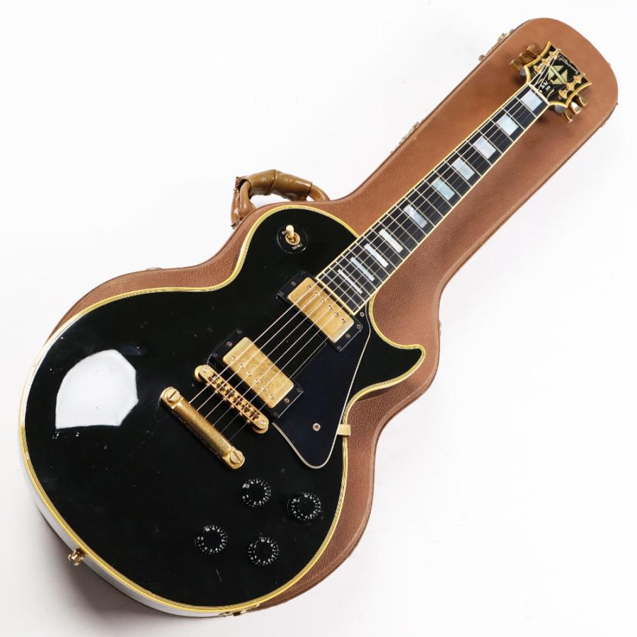 중고 일렉트릭 기타 Gibson Les Paul Custom Ebony 1990년제 깁슨 레스폴 커스텀 블랙 각인 넘버드 PAF 픽업