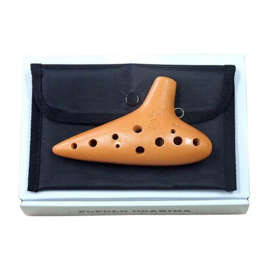 POPOLO OCARINA S-SF スタンダード/ソプラノF/テラコッタ オカリナ｜chuya-online