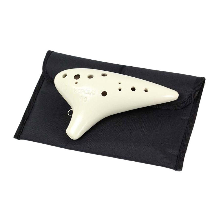 POPOLO OCARINA S-AG 標準尺度/コントラルトG/象牙色 オカリナ