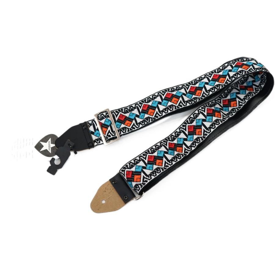 Souldier Strap ビンテージ レプリカ ギター ストラップ 11 Souldier Lovebirds OR/YL ギターストラップ(ソルジャー